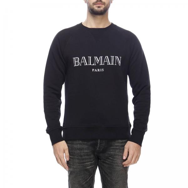 BALMAIN: Sweater men | Sweater Balmain Men Black | Sweater Balmain ...