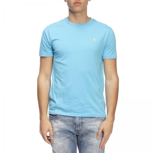 Polo Ralph Lauren Outlet: Crew-neck t-shirt with embroidered logo ...