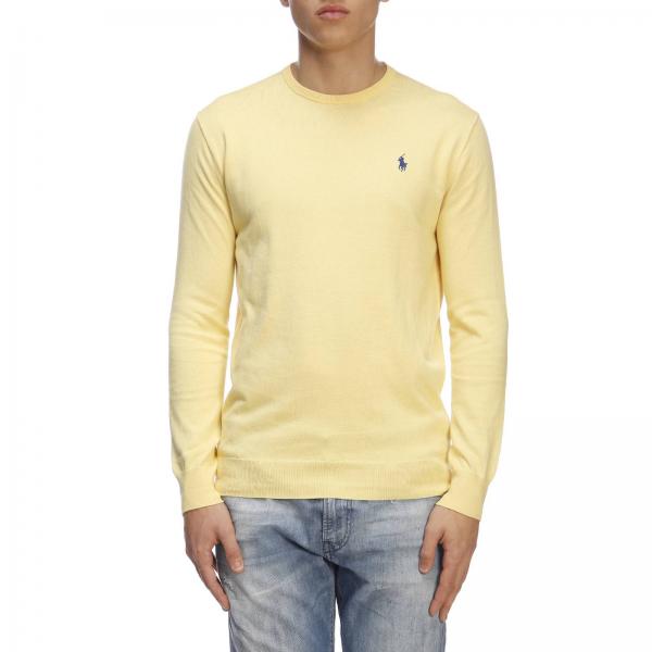 yellow ralph lauren crew neck