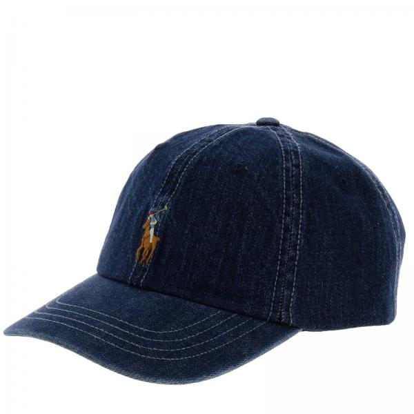 denim polo hat