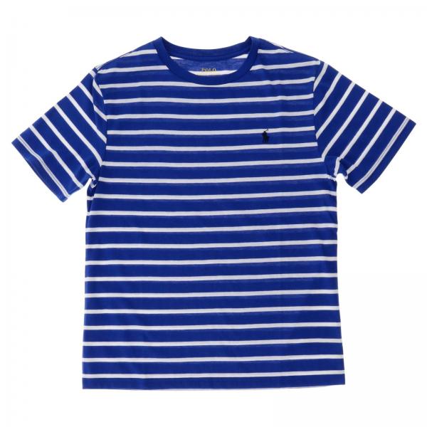 Polo Ralph Lauren Boy Outlet: t-shirt for boys - Blue | Polo Ralph ...