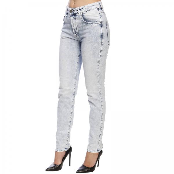 Tasche Frankie Morello Used Jeans Lorraine Boyfriend Denim In Stretch A 5 OPulZikwTX