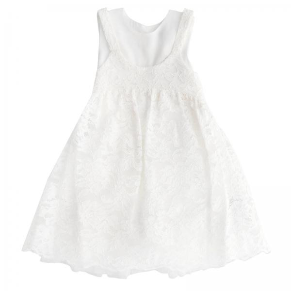 Twin Set Outlet: Dress kids | Dress Twin Set Kids White | Dress Twin ...