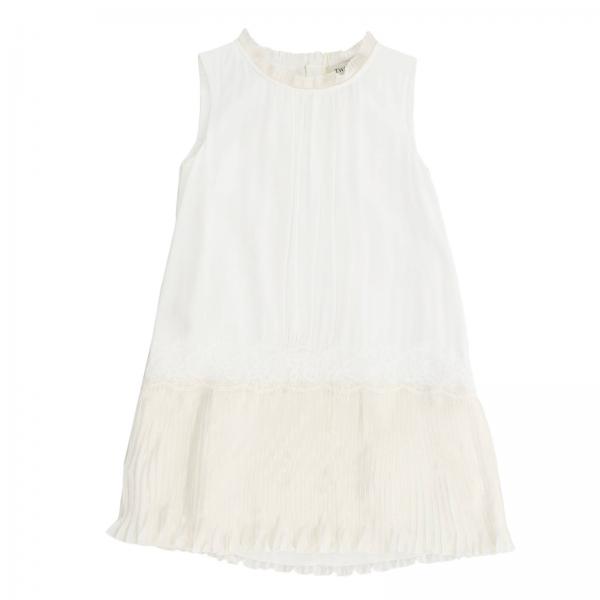 Twin Set Outlet: Dress kids | Dress Twin Set Kids White | Dress Twin ...