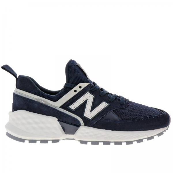 navy new balance trainers