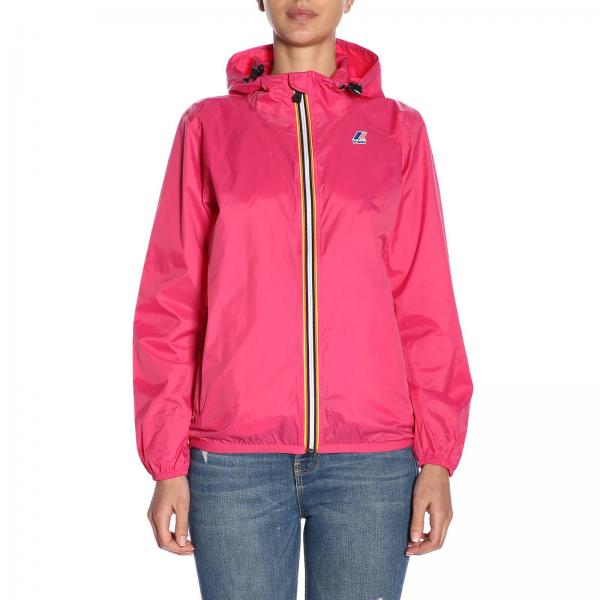 K-Way Outlet: jacket for woman - Fuchsia | K-Way jacket K005IF0 online ...