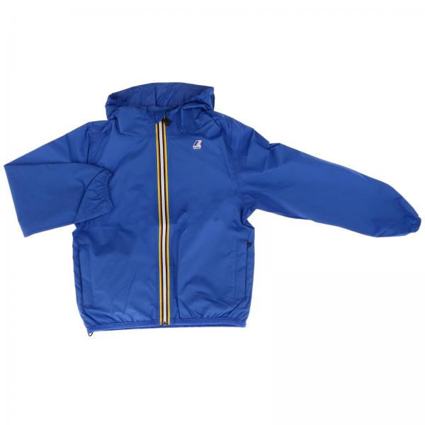 K-Way Outlet: jacket for boys - Royal Blue | K-Way jacket K004BD0 ...