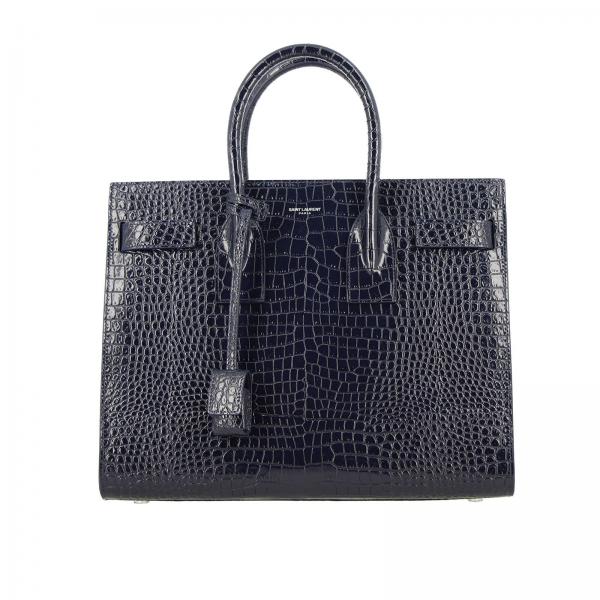 Saint Laurent Outlet Shoulder bag women Navy Handbag Saint Laurent