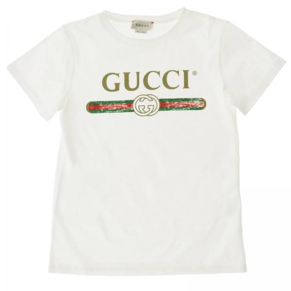 GUCCI: T-shirt kids | T-Shirt Gucci Kids White | T-Shirt Gucci 503628 ...