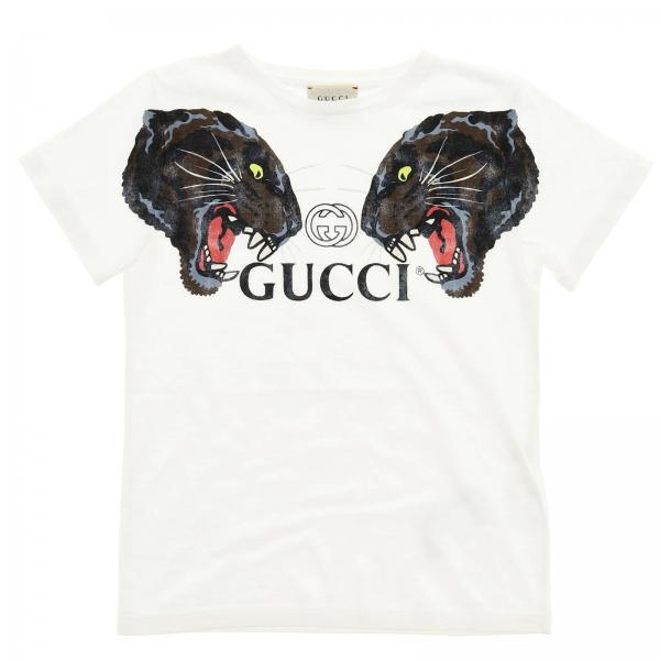 T-Shirt Gucci Kids | T-Shirt Kids Gucci 547559 XJAH1 Giglio EN