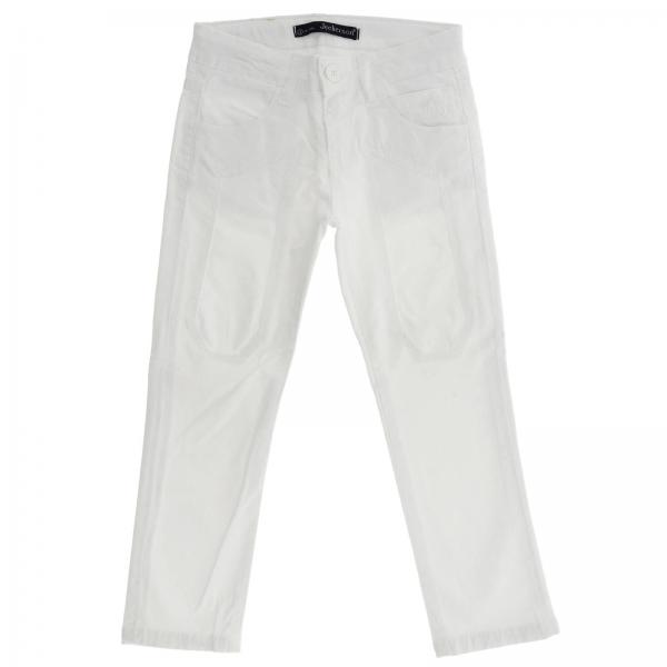 Pantalone JB1023 Jeckerson a 5 tasche in gabardine stretch con maxi toppe