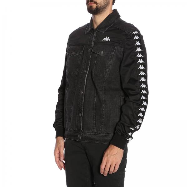 Kappa Outlet: Jacket men | Jacket Kappa Men Black | Jacket Kappa ...