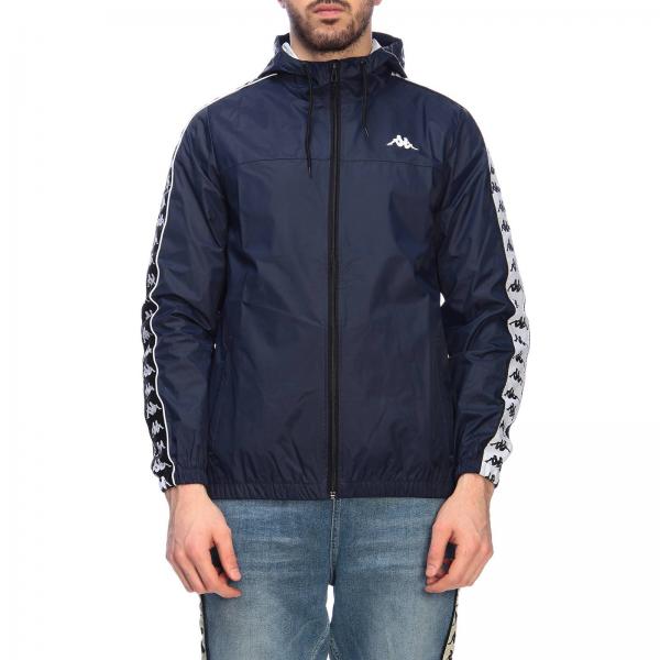 Kappa Outlet: jacket for men - Blue | Kappa jacket 303WA70 online on ...