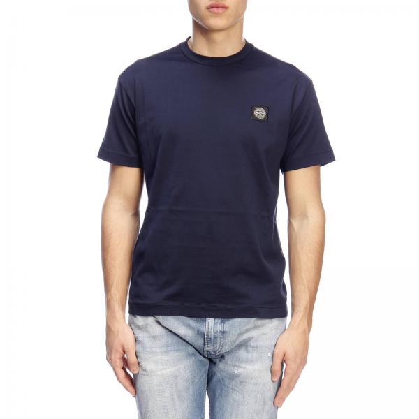 blue stone island shirt