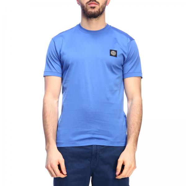 blue stone island shirt