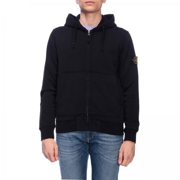 STONE ISLAND: jumper for men - Black | Stone Island jumper 60251 online ...