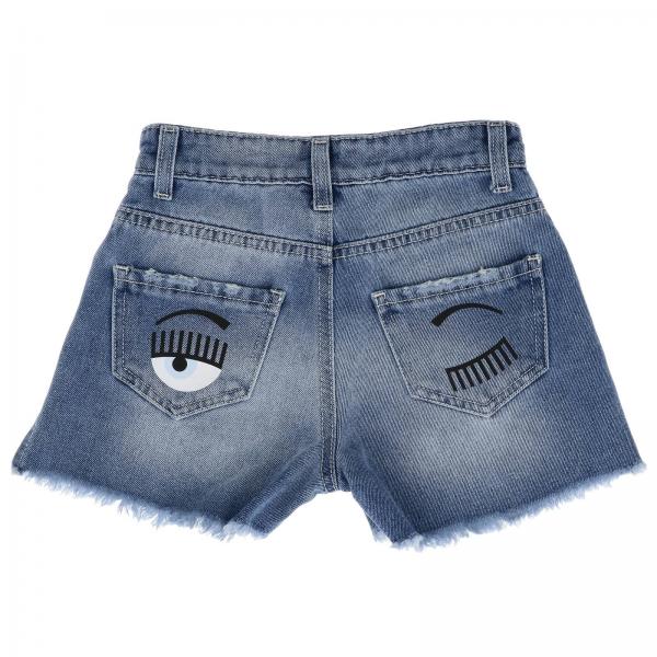 Chiara Ferragni Outlet: jeans for girls - Stone Washed | Chiara ...