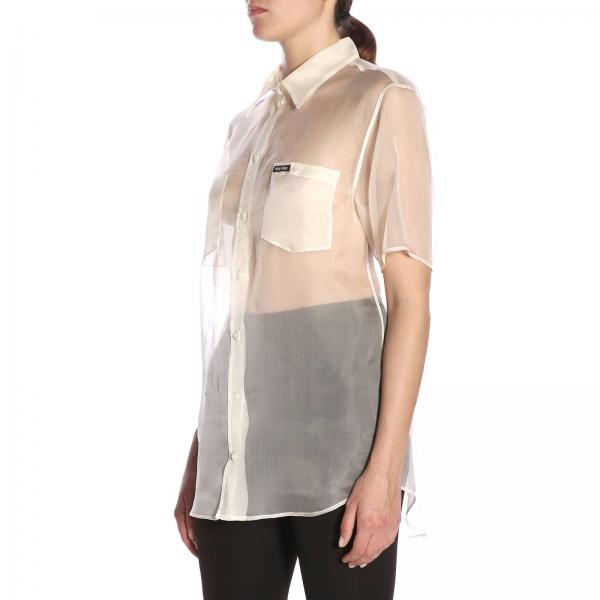 Di Mezza Organza Camicia Manica Seta OiZuTkXP