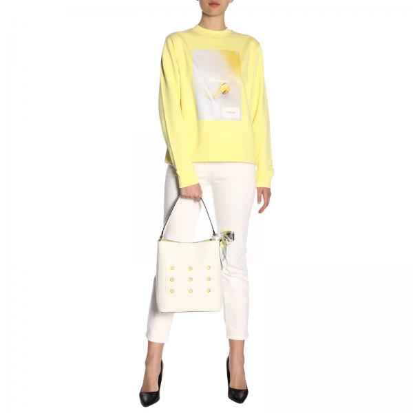 yellow calvin klein sweater