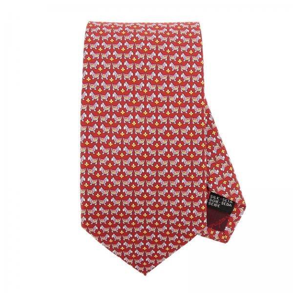 Reine Seidenkrawatte 8 cm mit all over Hundemuster