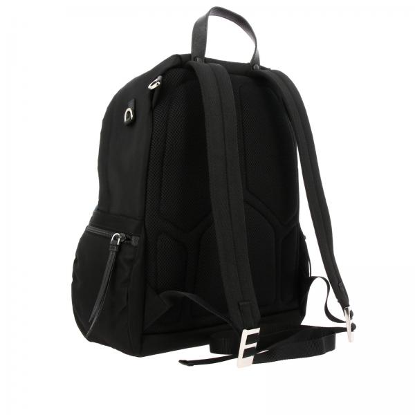 PRADA: Nylon backpack with triangular logo and camouflage pockets ...