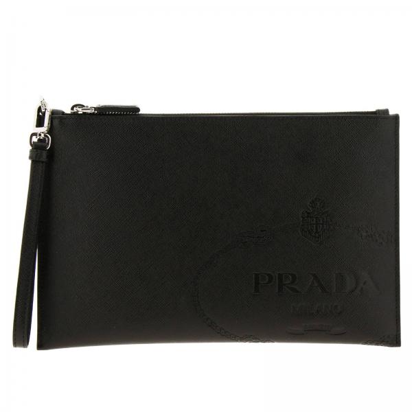 prada saffiano pochette