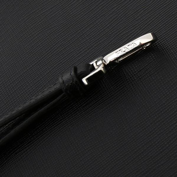 2nh005 Saffiano Prada Uomo NeroPochette 2mb8 In Portadocumenti Impresso Con Logo Cartiglio Pelle nw0ZPkXON8