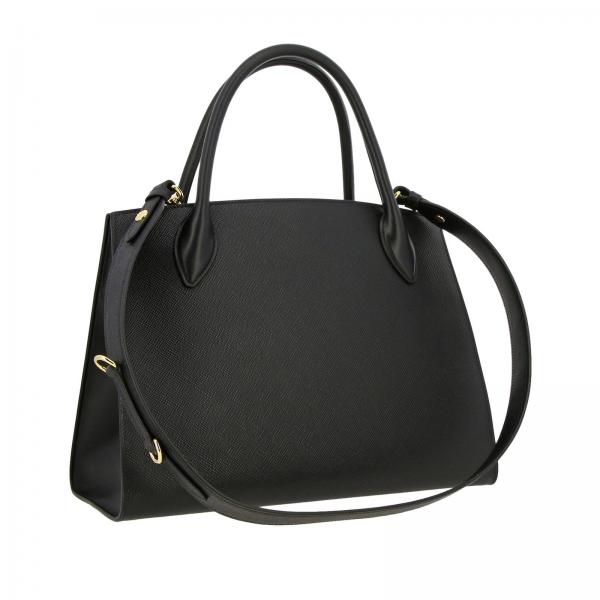 PRADA: Monochrome shopping bag in saffiano leather | Tote Bags Prada ...