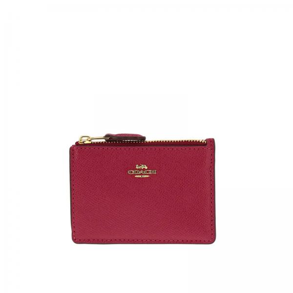 Coach Outlet: Wallet women - Strawberry | Wallet Coach 57841 GIGLIO.COM