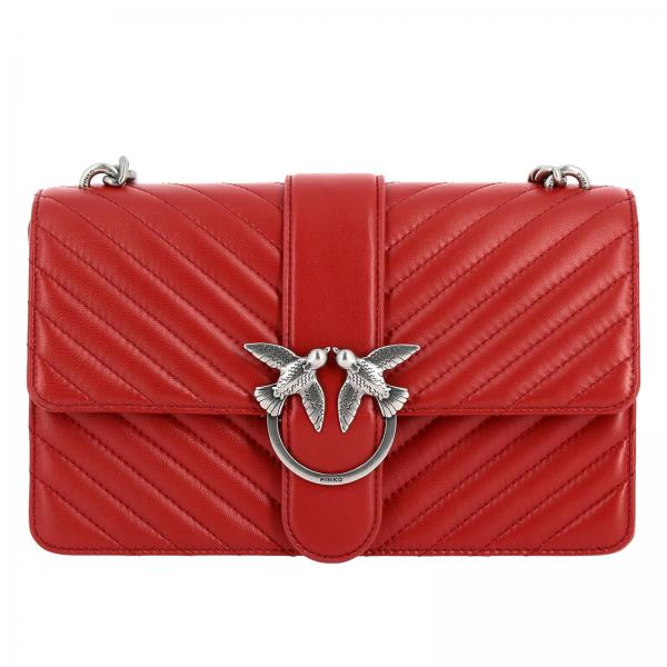Bolso Pinko Love Mix de napa acolchada