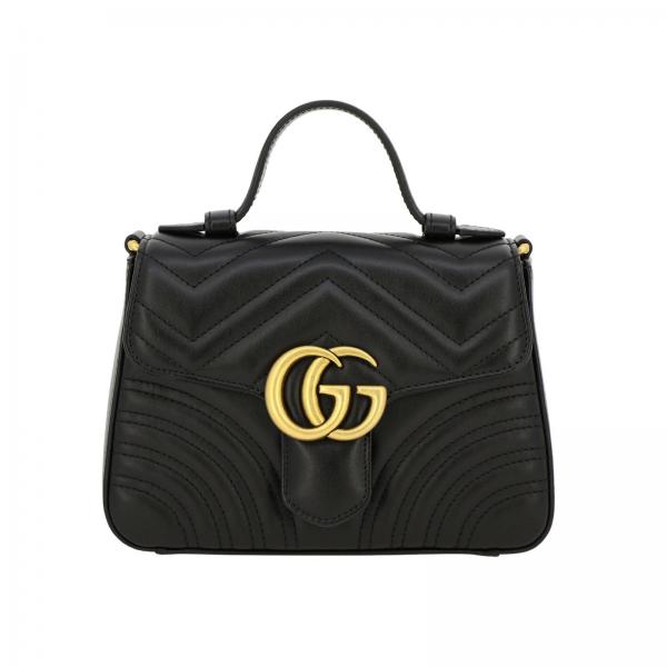 gucci black strap bag