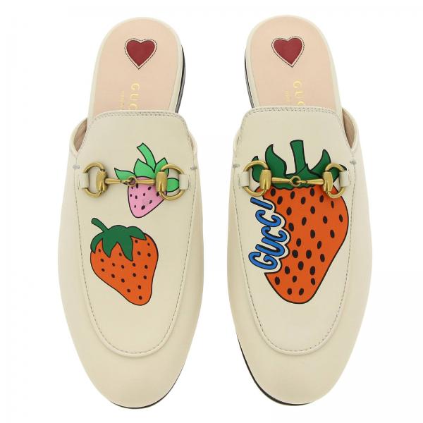 gucci princetown strawberry mules