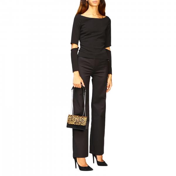 Regolare NeroAmpio Patrizia Pantalone Aq39 Tecnico 8p0226 Pepe Donna Basic Tessuto Vita 8wOnkXP0