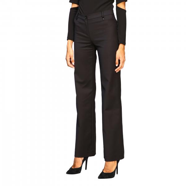 Regolare NeroAmpio Patrizia Pantalone Aq39 Tecnico 8p0226 Pepe Donna Basic Tessuto Vita 8wOnkXP0