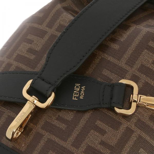 FENDI: Mon tresor bag in vitrified leather with FF monogram | Crossbody ...