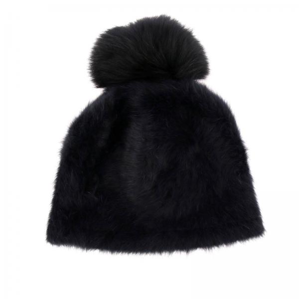 Шапка Nada Max Mara из шерсти Альпака и ангоры с шерстяным помпоном