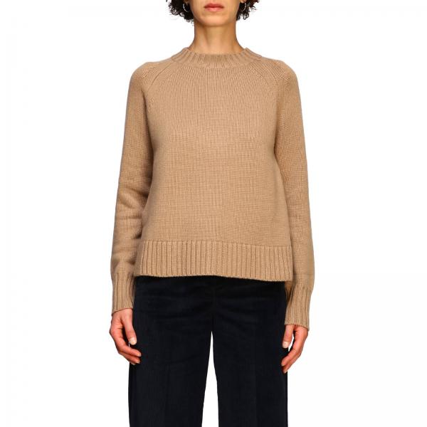 S Max Mara Outlet: sweater for woman - Camel | S Max Mara sweater ...