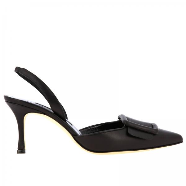 manolo blahnik buckle heels