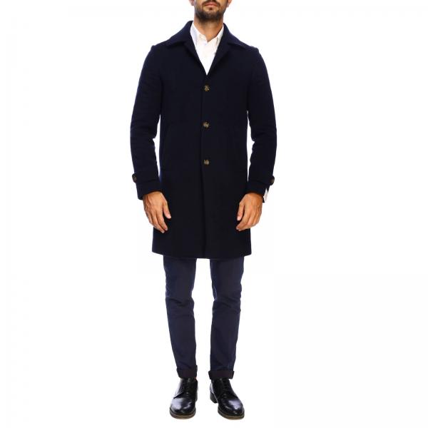 Eleventy Outlet: Coat men - Blue | Coat Eleventy 979CS0179 CAS28032 ...