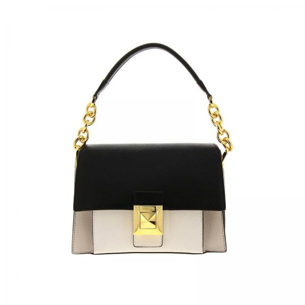 Furla Outlet: Diva small bag in bicolor leather with handle and ...