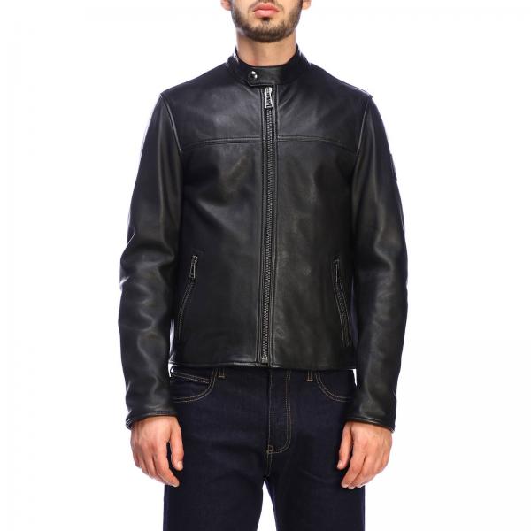 Belstaff Outlet: Pelham leather jacket - Black | Belstaff jacket ...