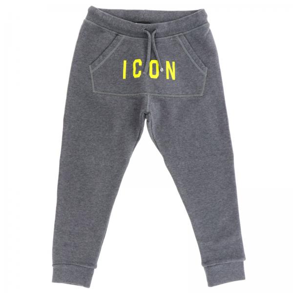 Pantalon Jogging Dsquared2 Junior avec poches ventrale et logo Icon