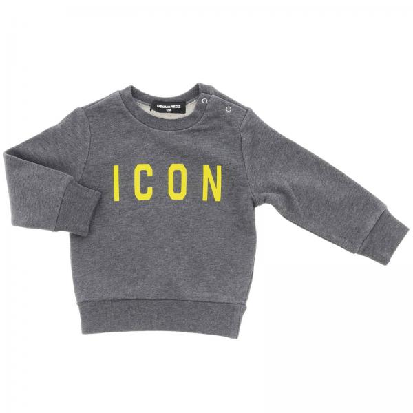 Felpa Dsquared2 a maniche lunghe con maxi logo Icon