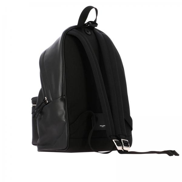 Saint Laurent 534967 In 0ay3f Pelle Con Uomo Logo NeroLarge Zaino cl5T3uFJK1