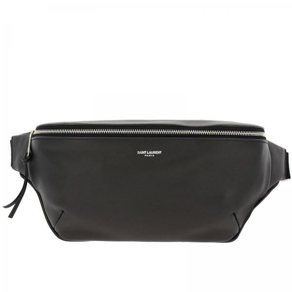 Shop Saint Laurent Marsupio Leather Belt Bag