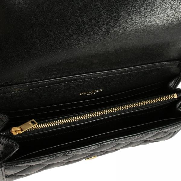 Borsa Ysl 1d319 LaurentBecky Donna In Trapuntata Wallet Mini Con Saint Pelle Monogramma 585031 Chain XPkwiuTOZ