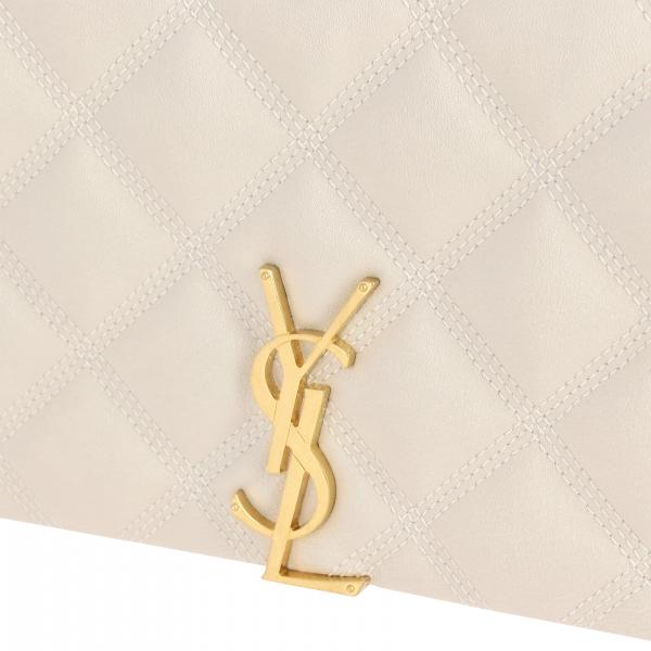 Borsa Ysl 1d319 LaurentBecky Donna In Trapuntata Wallet Mini Con Saint Pelle Monogramma 585031 Chain XPkwiuTOZ