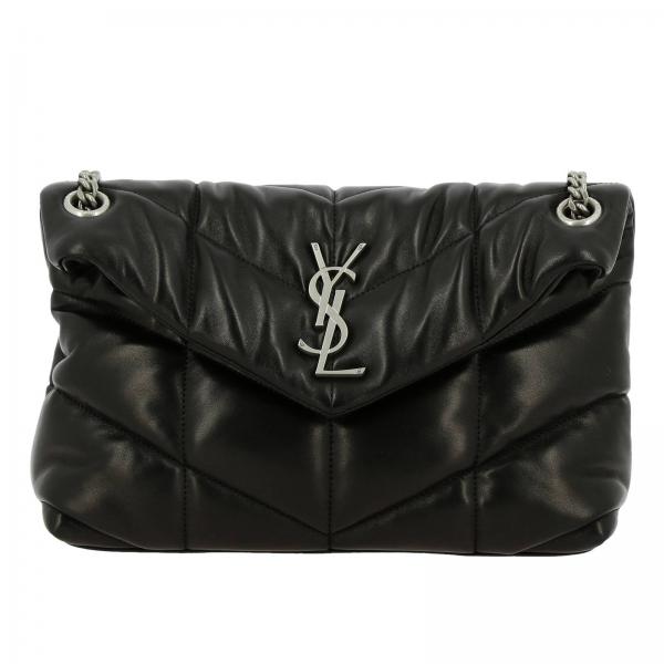 Loulou Monogram Ysl Saint Lau Bag In Matelassé Leather