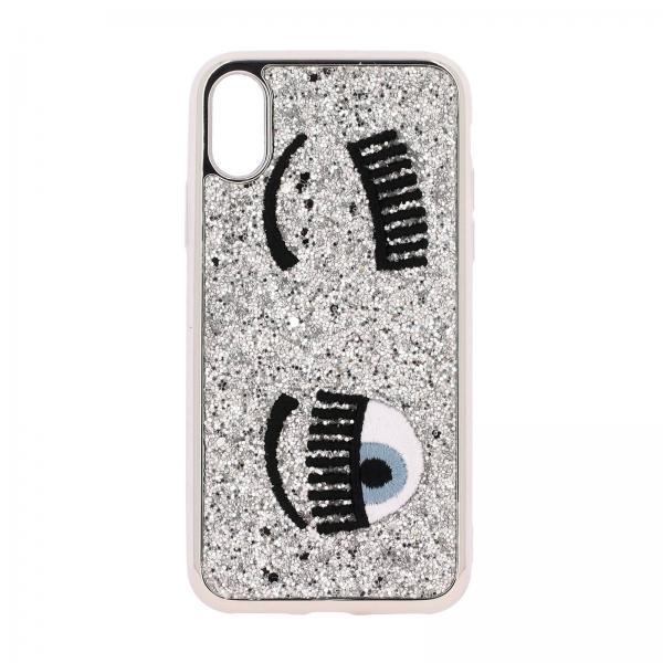 Chiara Ferragni Eyes iPhone-Hülle in Lila Damen Accessoires Handyhüllen 