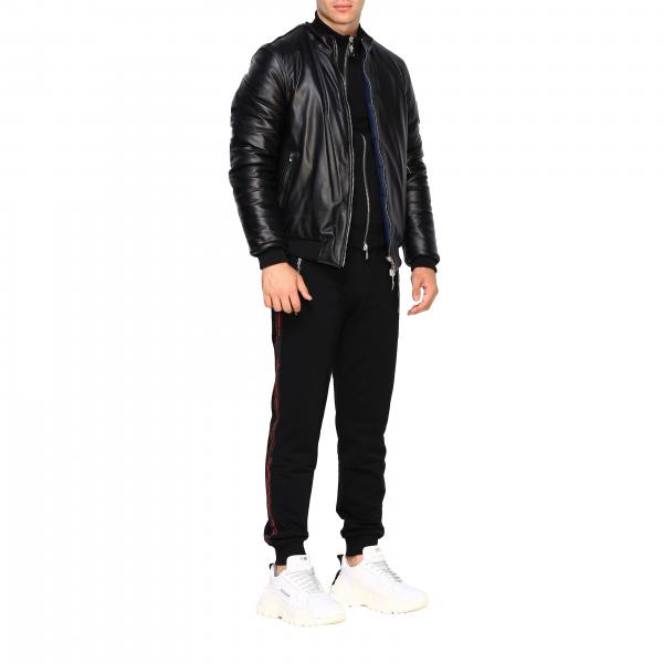 Uomo 1414 Paciotti Reversibile 4us NeroBomber Pelle Giacca H9WYbD2IeE